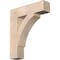 Ekena Millwork Thorton Block Smooth Bracket, Douglas Fir, 5 1/2"W x 24"D x 28"H BKT06X24X28THR05SDF - alternate 1
